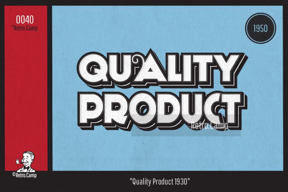 0041 “Quality Product 1930”