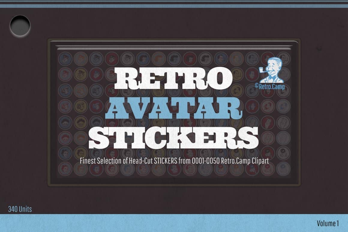Retro AVATAR Stickers Vol.1